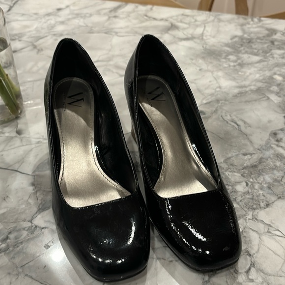 Black patent leather heels - Picture 1 of 5